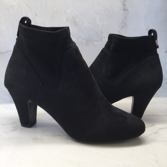 BCBGeneration Shoes - BCBGeneration Black Suede Ankle Booties, size 10